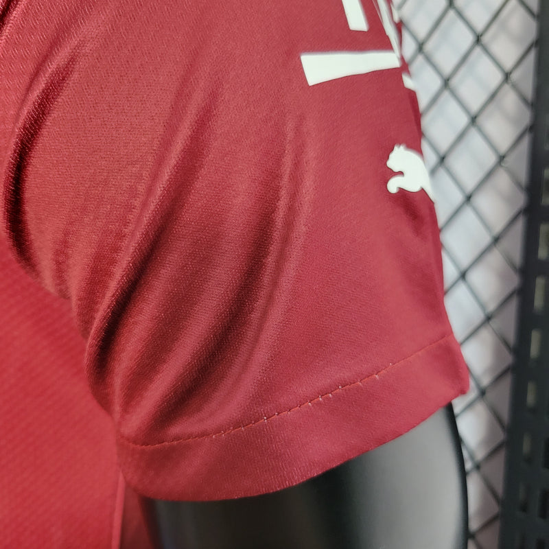 CAMISA VERSÃO PLAYER DO MANCHESTER CITY 23/24 RED GOLEIRO