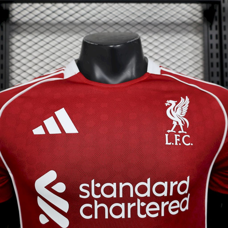 CAMISA VERSÃO PLAYER DO LIVERPOOL 25/26 VERMELHO