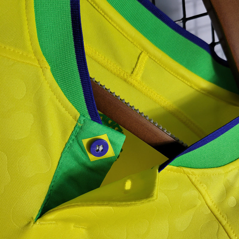 CAMISA MANGA LONGA DO BRASIL 23/24 AMARELO