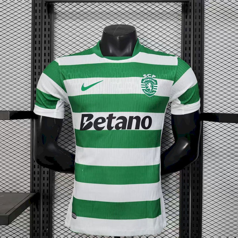 CAMISA VERSÃO PLAYER DO SPORTING 25/26 VERDE E BRANCO