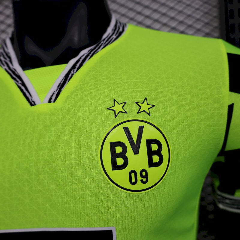 CAMISA VERSÃO PLAYER DO BORUSSIA DORTMUND 25/26 VERDE NEON