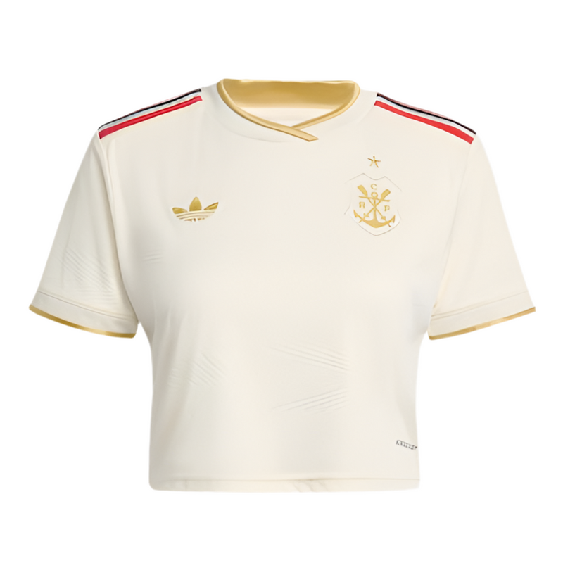 Cropped Flamengo Feminina Jogo 3 Adidas 25/26