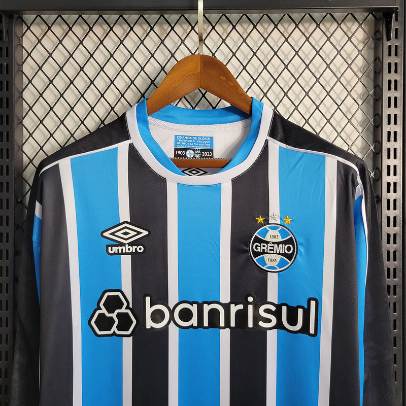 CAMISA MANGA LONGA DO GRÊMIO  23/24 TRICOLOR