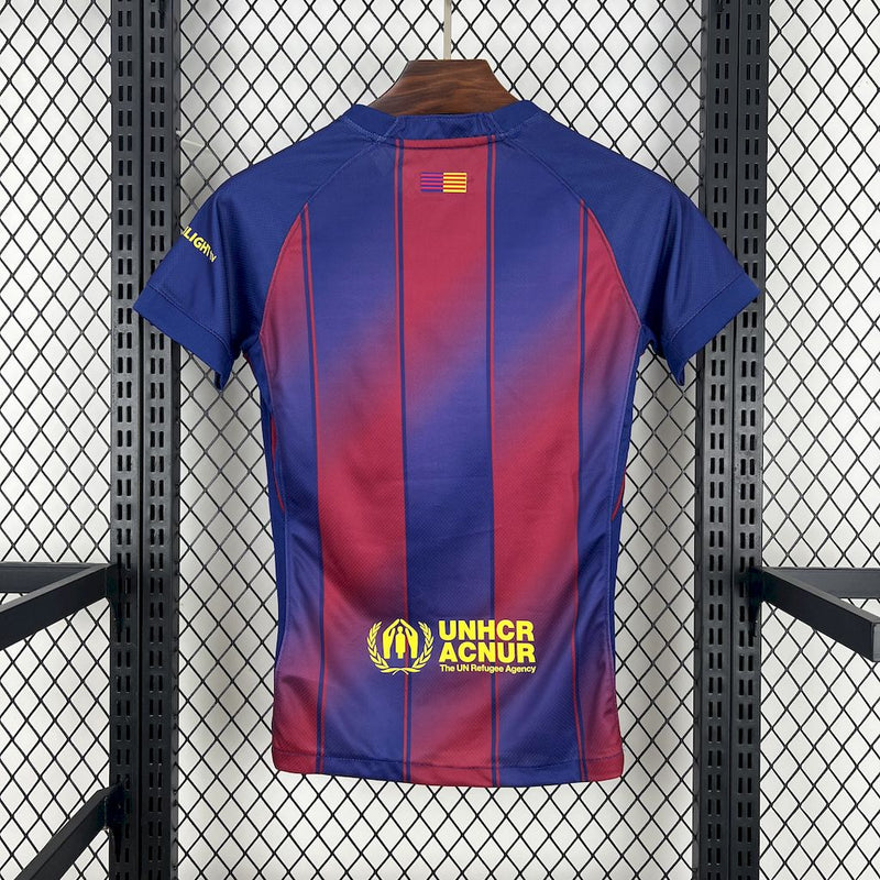 CAMISA FEMININA DO BARCELONA 25/26 MULTICOLOR