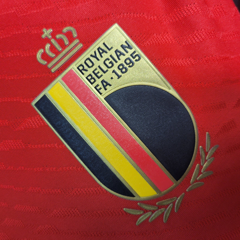 CAMISA VERSÃO PLAYER DA SELEÇÃO DA BELGICA 22/23 VERMELHO