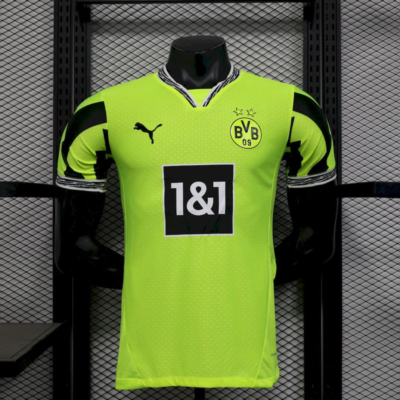 CAMISA VERSÃO PLAYER DO BORUSSIA DORTMUND 25/26 VERDE NEON