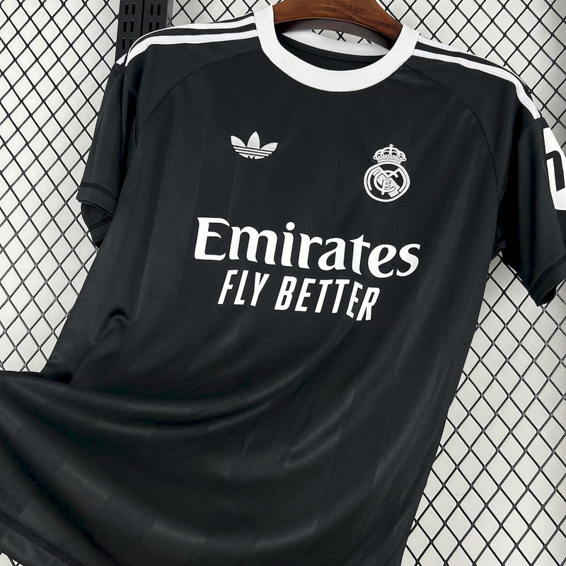 CAMISA DO REAL MADRID 25/26 PRETO