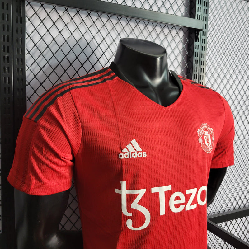 CAMISA VERSÃO PLAYER DO MANCHESTER UNITED 22/23 RED
