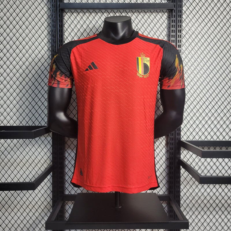 CAMISA VERSÃO PLAYER DA SELEÇÃO DA BELGICA 22/23 VERMELHO