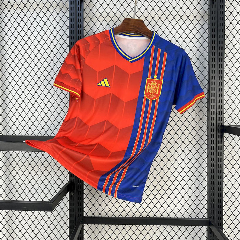 CAMISA DA SELEÇÃO DA ESPANHA 25/26 VERMELHO