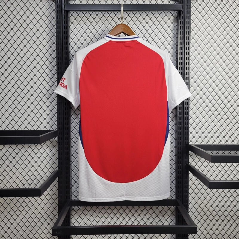 CAMISA DO ARSENAL 24/25 VERMELHO E BRANCO 2