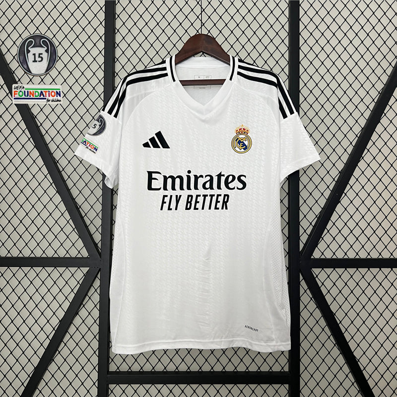 CAMISA DO REAL MADRID 24/25 BRANCO