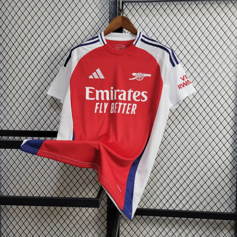CAMISA DO ARSENAL 24/25 VERMELHO E BRANCO 2
