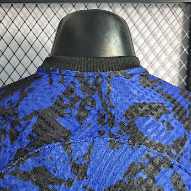 CAMISA VERSÃO PLAYER DA SELEÇÃO DA FRANÇA 22/23 AZUL TREINO