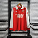 CAMISA MANGA LONGA DO ARSENAL  23/24 VERMELHO E BRANCO