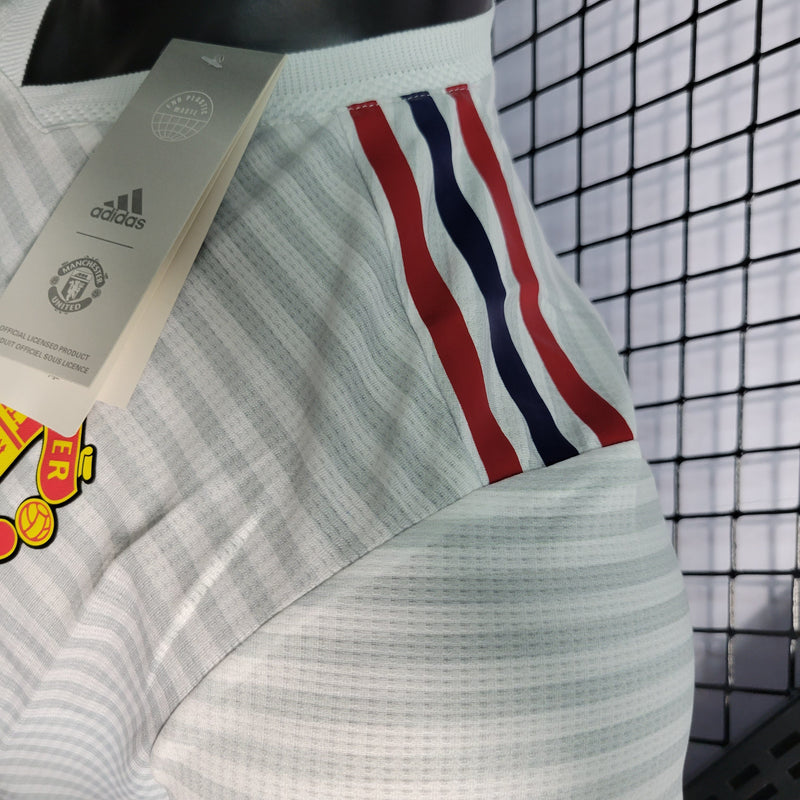 CAMISA VERSÃO PLAYER DO MANCHESTER UNITED 22/23 BRANCO