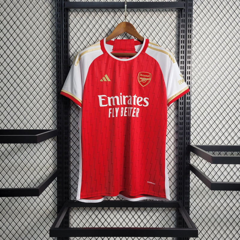 CAMISA DO ARSENAL 24/25 VERMELHO E BRANCO