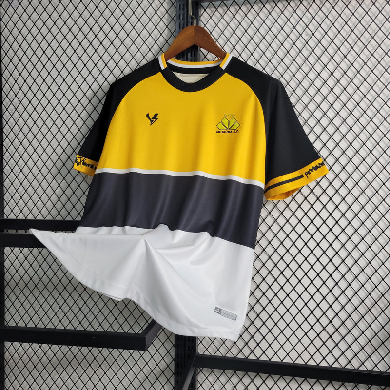 CAMISA DO CRISCIUMA 24/25 AMARELO E PRETO