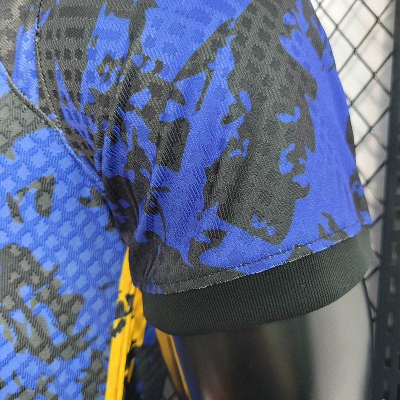 CAMISA VERSÃO PLAYER DA SELEÇÃO DA FRANÇA 22/23 AZUL TREINO