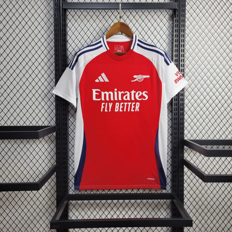 CAMISA DO ARSENAL 24/25 VERMELHO E BRANCO 2