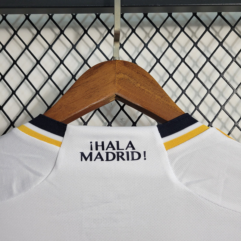 CAMISA MANGA LONGA DO REAL MADRID 23/24 BRANCO