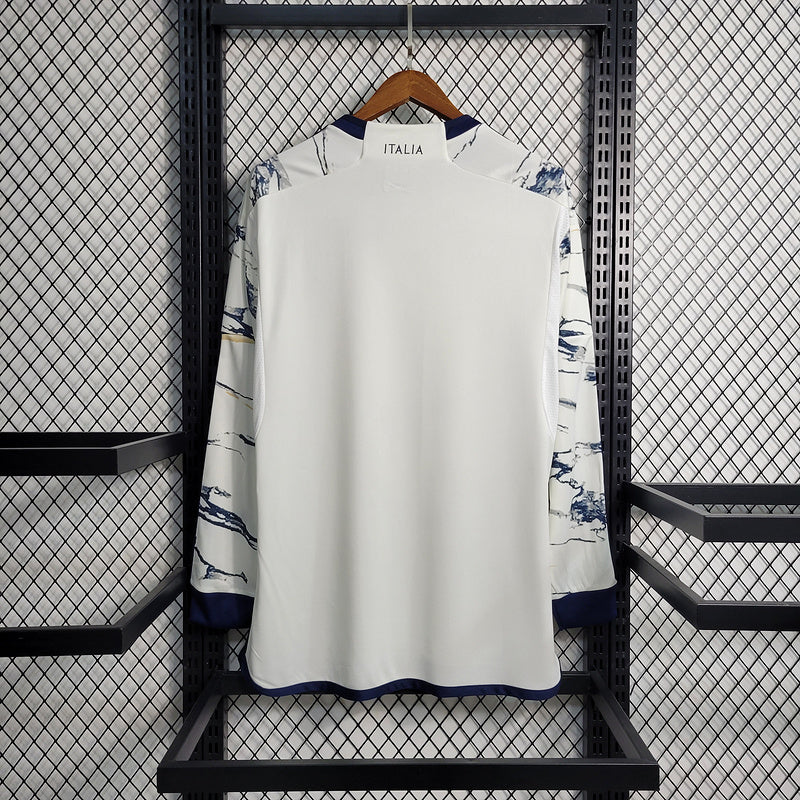 CAMISA MANGA LONGA DA ITALIA  23/24 BRANCO