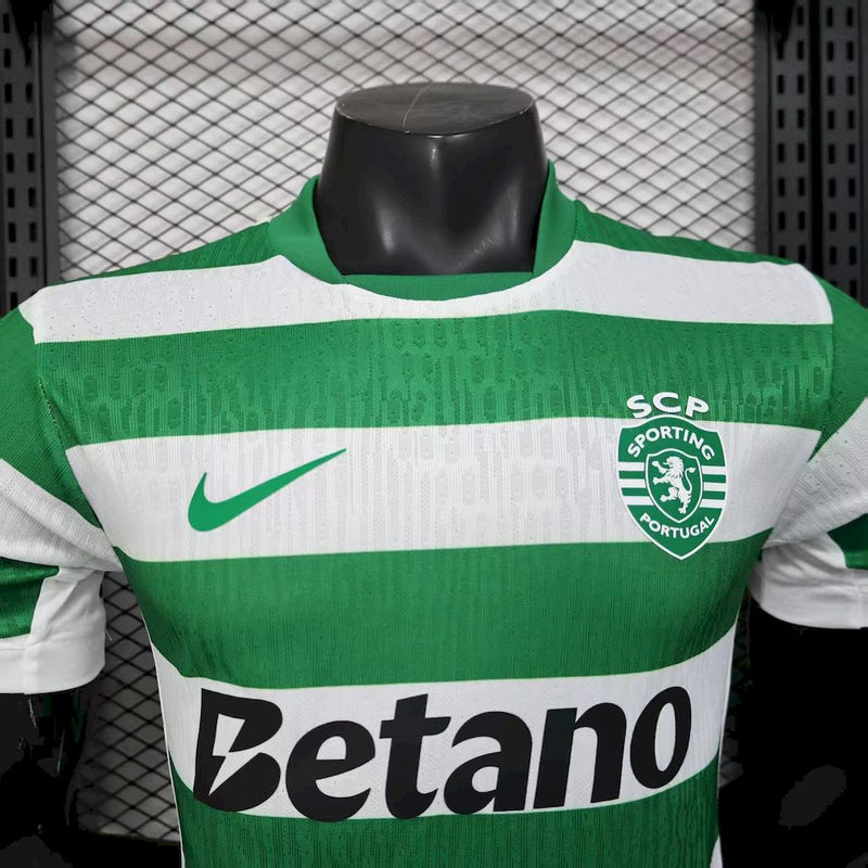 CAMISA VERSÃO PLAYER DO SPORTING 25/26 VERDE E BRANCO