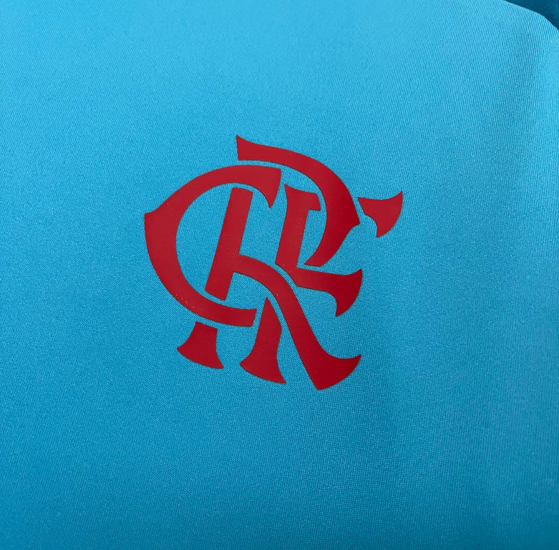 Camisa Flamengo treino 2025 Masculina azul claro