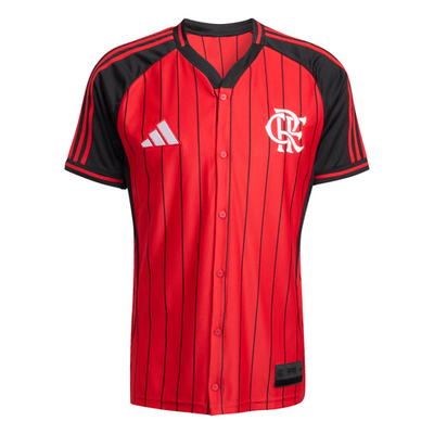 CAMISA DE BASEBOL DO FLAMENGO 25/26 VERMELHO