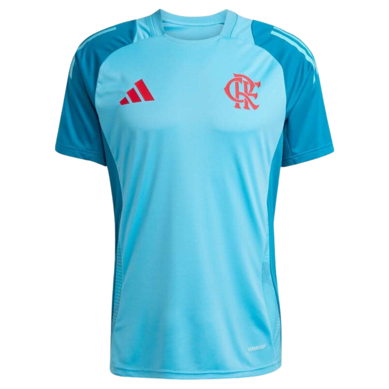 Camisa Flamengo treino 2025 Masculina azul claro