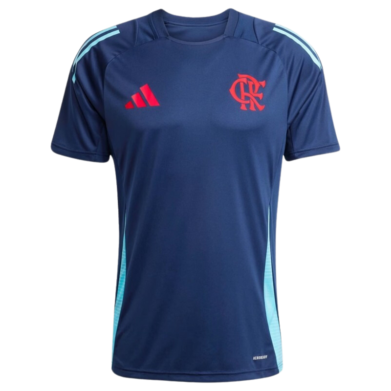Camisa Flamengo treino 2025 Masculina Azul escuro