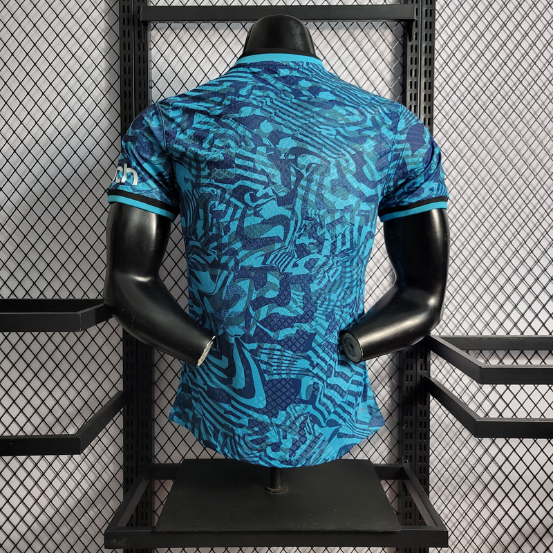 CAMISA VERSÃO PLAYER DO TOTTENHAN 22/23 AZUL FIELD