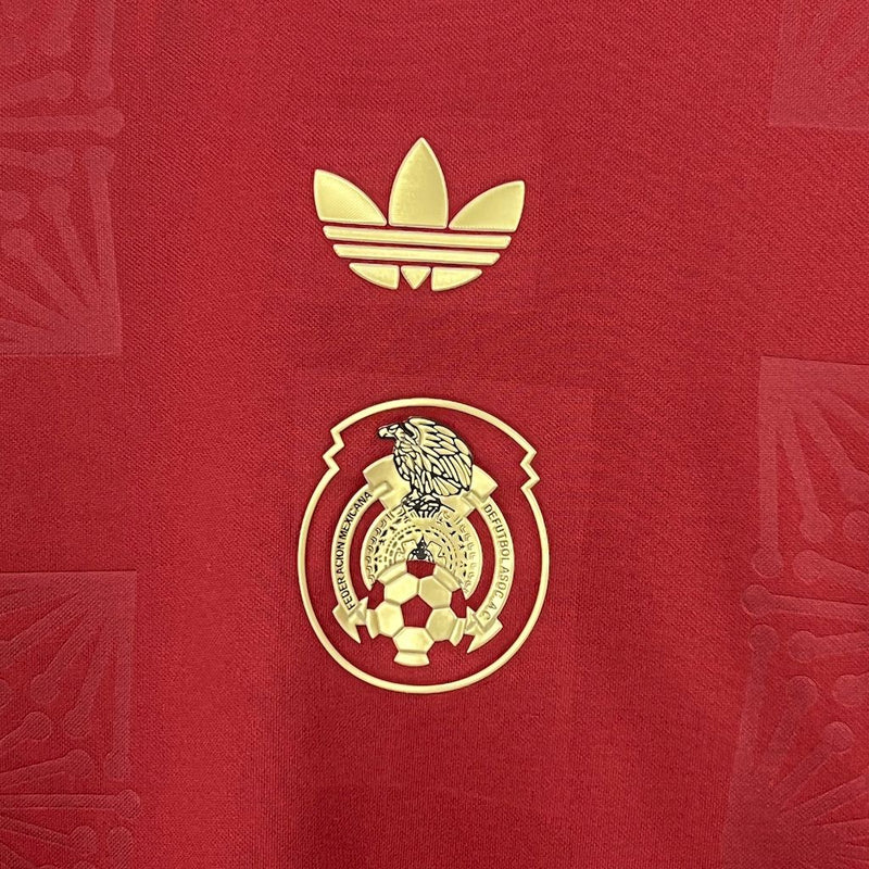 CAMISA DA SELEÇÃO DO MEXICO 25/26 VERMELHO