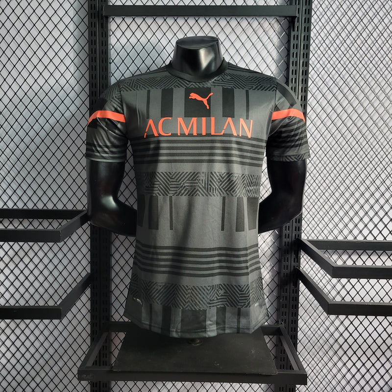 CAMISA VERSÃO PLAYER DO MILAN 22/23 BLACK