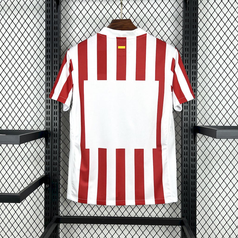 CAMISA DO ATLETICO DE MADRID 25/26 BRANCO E VERMELHO
