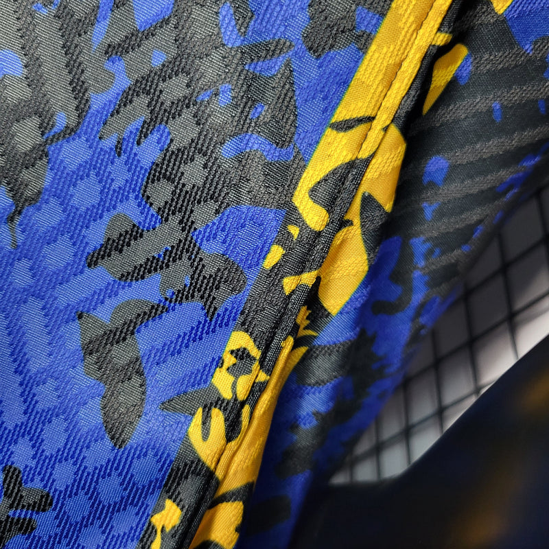 CAMISA VERSÃO PLAYER DA SELEÇÃO DA FRANÇA 22/23 AZUL TREINO