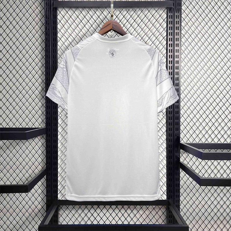 CAMISA DO MANCHESTER CITY 24/25 BRANCO EDIÇÃO ESPECIAL