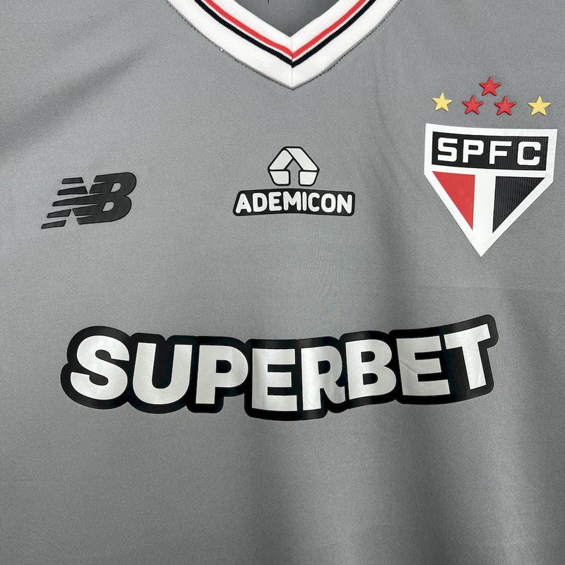 CAMISA DO SÃO PAULO 25/26 CINZA GOLEIRO
