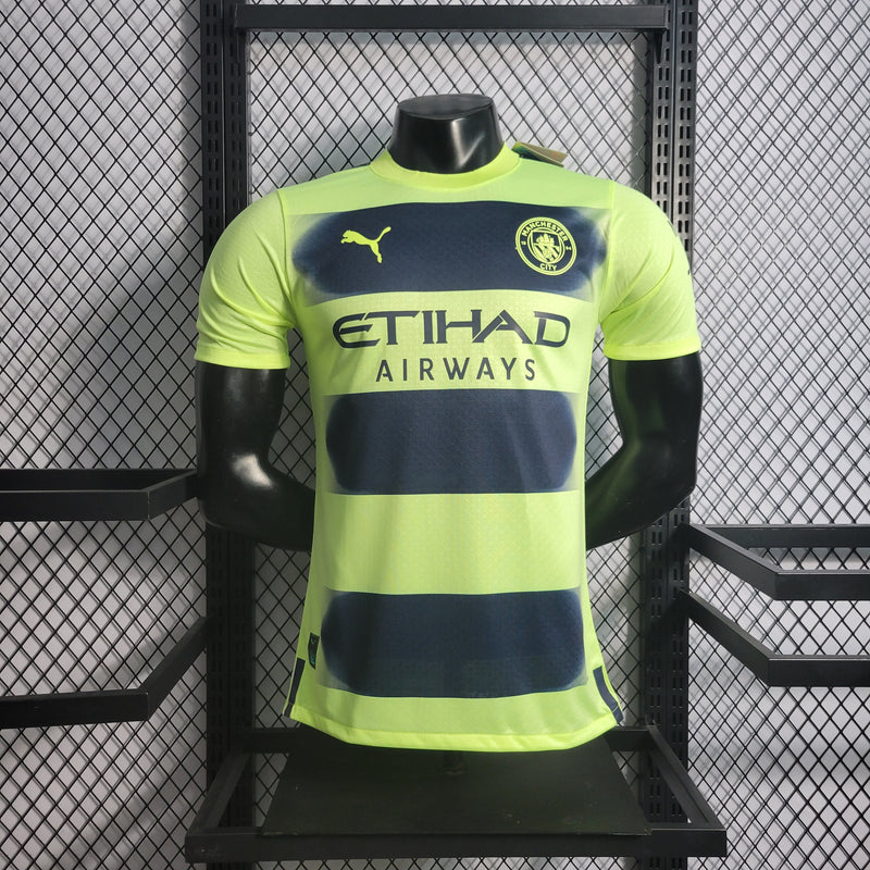 CAMISA VERSÃO PLAYER DO MANCHESTER CITY 23/24 VERDE JOGADOR