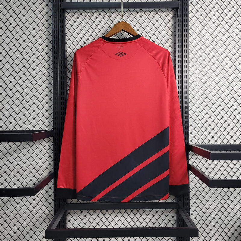 CAMISA MANGA LONGA DO ATLETICO PARANAENSE  23/24 VERMELHO