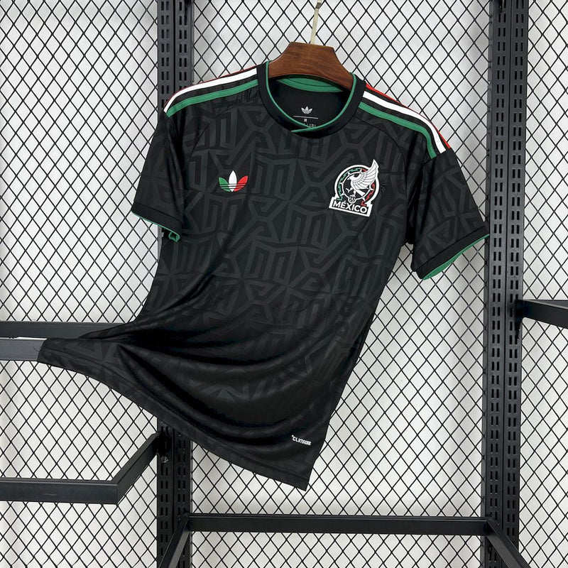 CAMISA DA SELEÇÃO DO MEXICO 25/26 PRETO