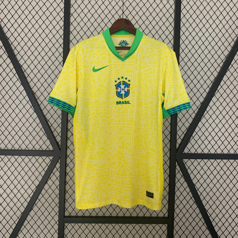 CAMISA DA SELEÇÃO DO BRASIL 24/25 AMARELO