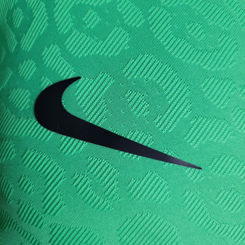 CAMISA VERSÃO PLAYER DA SELEÇÃO DO BRASIL 22/23 LEOPARD VERDE