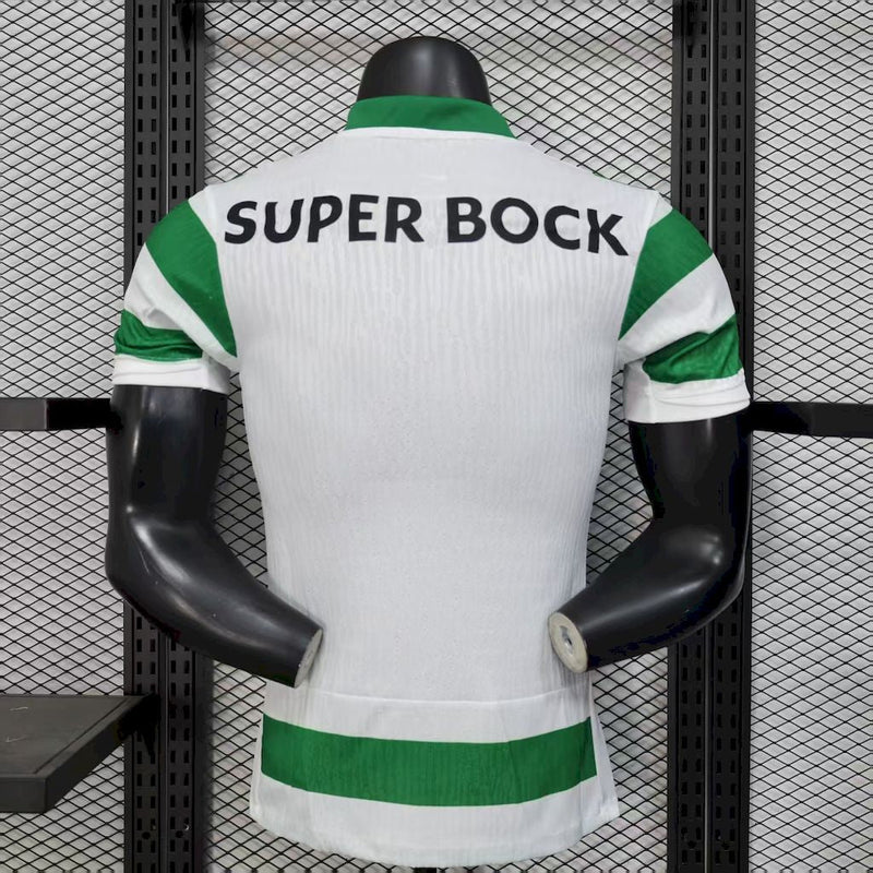 CAMISA VERSÃO PLAYER DO SPORTING 25/26 VERDE E BRANCO