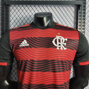 CAMISA VERSÃO PLAYER DO FLAMENGO 22/23 VERMELHO E PRETO 2