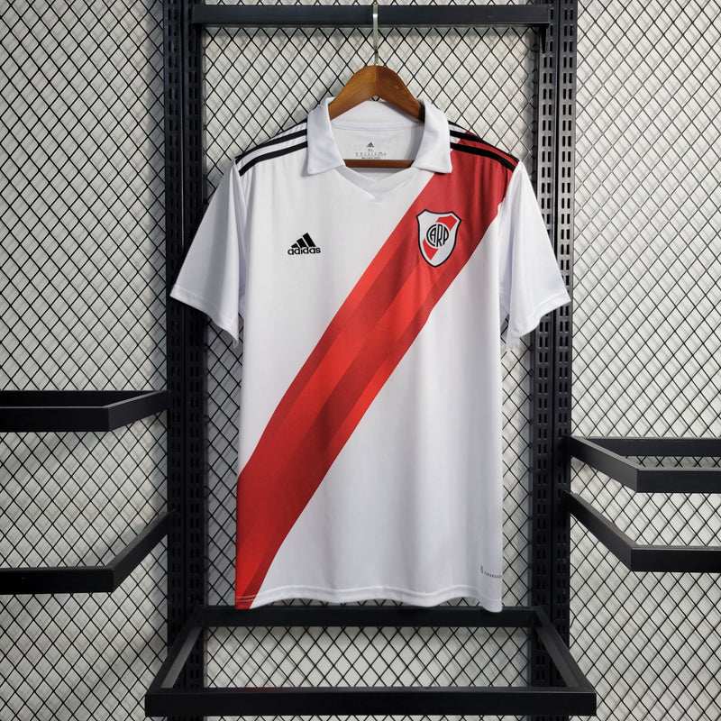 Camisa River Plate Home 23/24 - Adidas Torcedor Masculina - FUT REAL