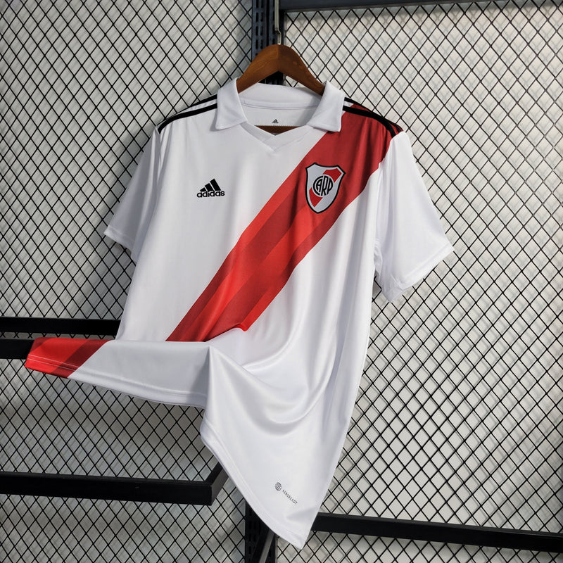 Camisa River Plate Home 23/24 - Adidas Torcedor Masculina - FUT REAL